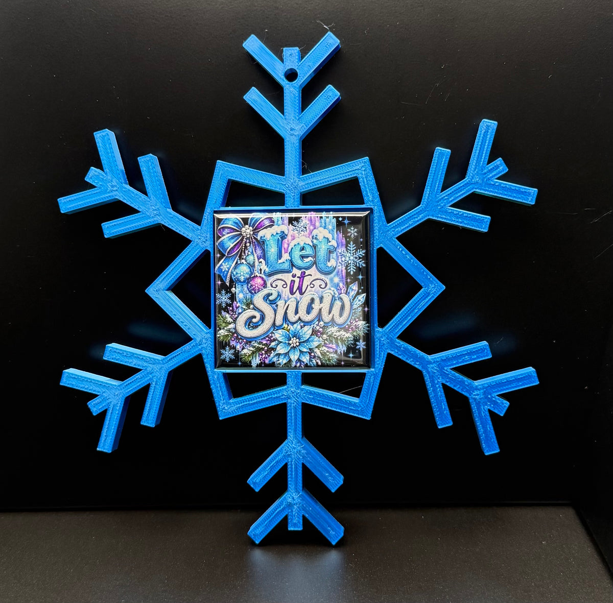 Snowflake Photo Ornament